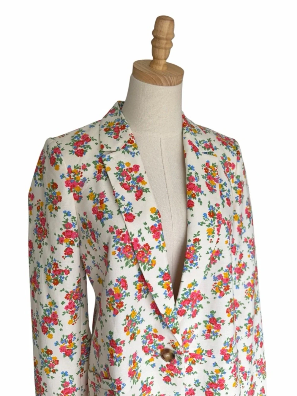 Sezane Gracie Jacket Jardin Secret Floral Size 6 NWT